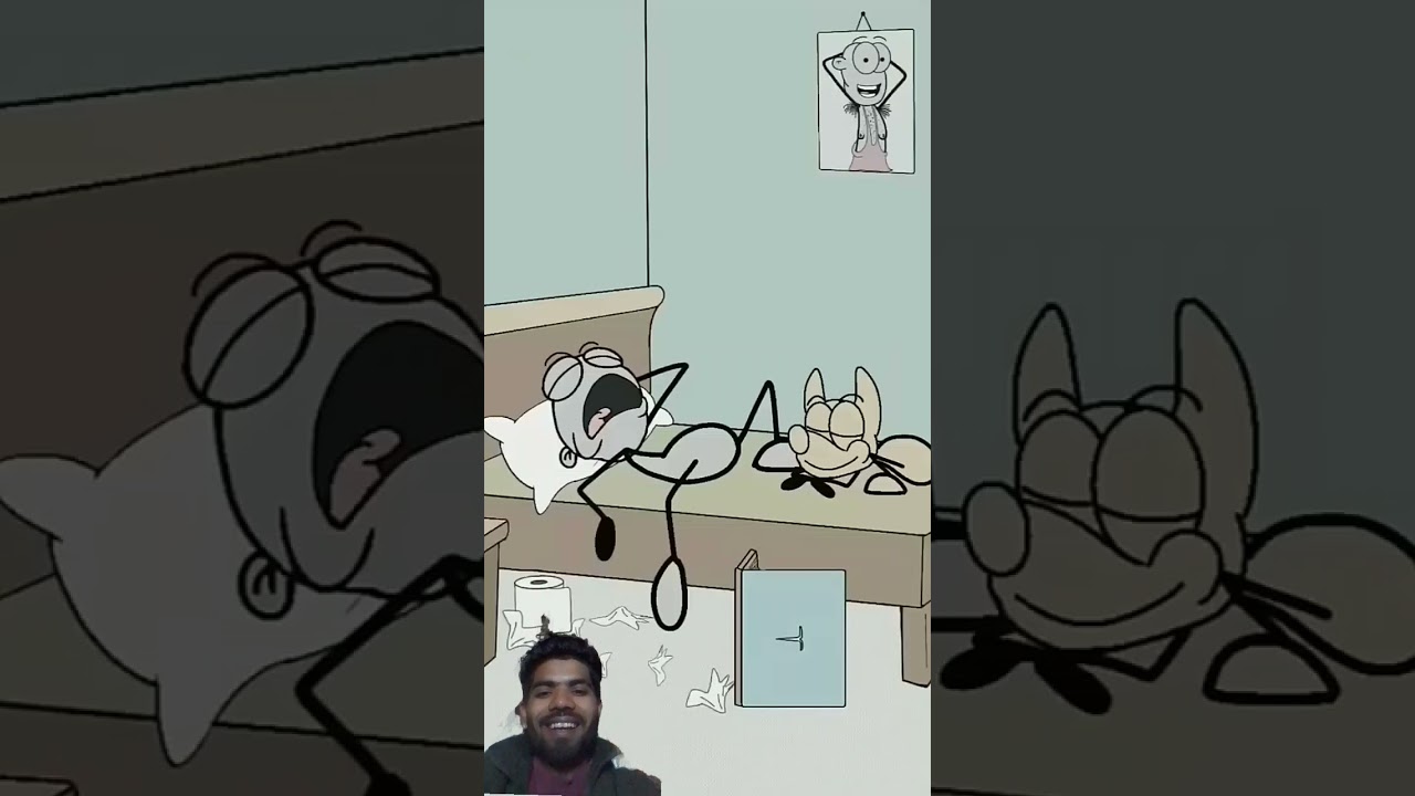 my dog vs my morning wood. (best animation memes)😂