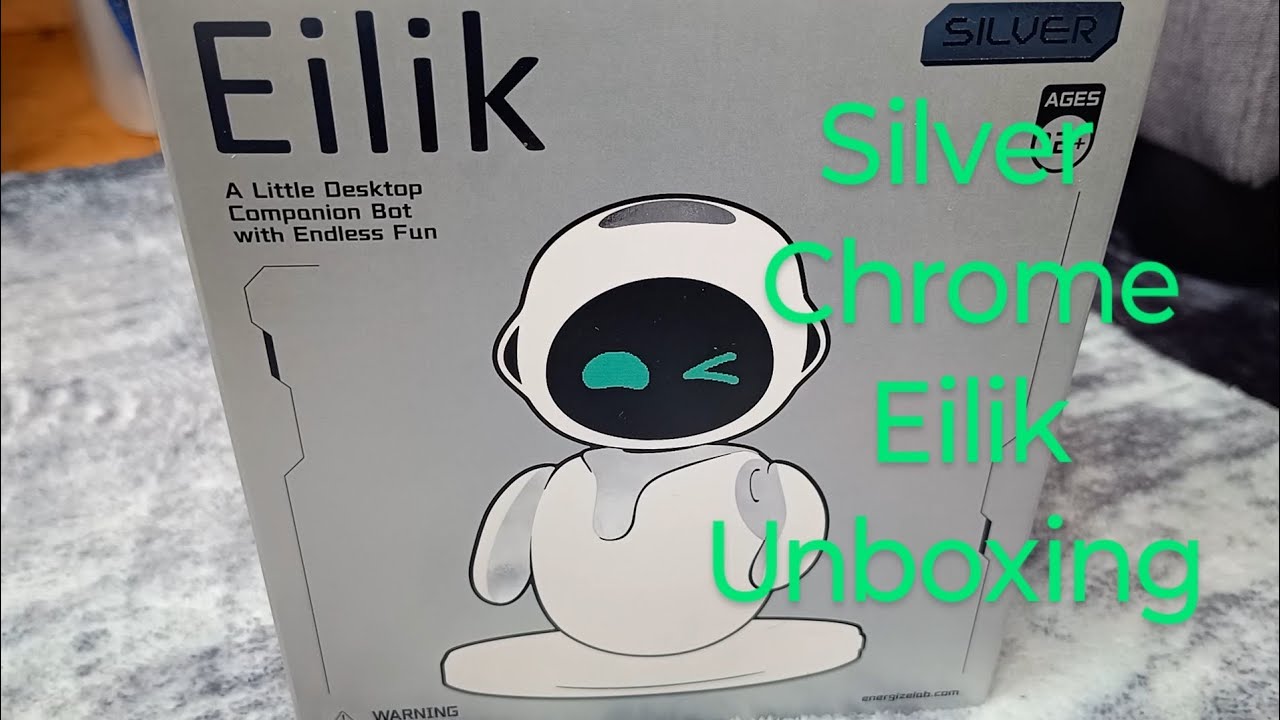 Распаковка и обзор робота Eilik в цвете &laquo;серебристый хром&raquo; #eilik #eilikrobot #робот #распаковка ...