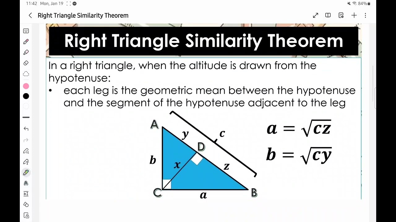 Right Triangle Similarity Theorem (1)