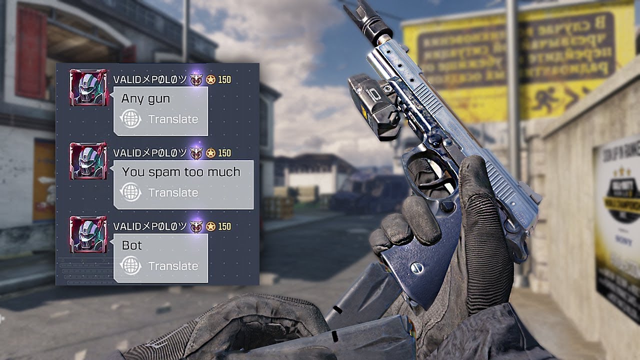 He got wrecked with a renetti and wanted to 1v1 revenge