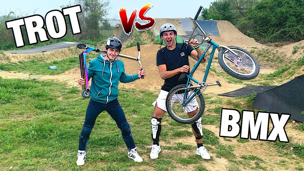 ON ÉCHANGE NOS SPORTS ! #3 (TROTTINETTE VS BMX) Ft @philippecantenot