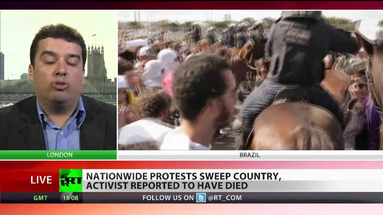 Protests in Brazil became riots, says Brazilian journalist