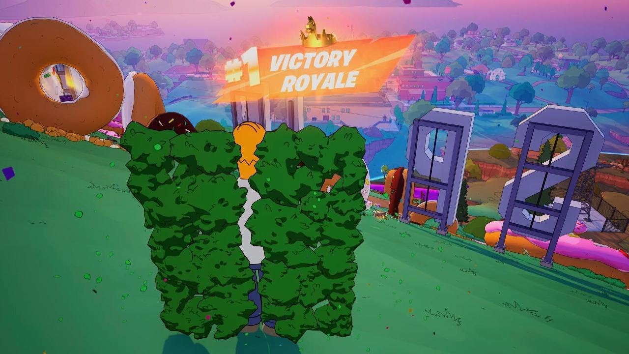 Simpsons Fortnite Gameplay