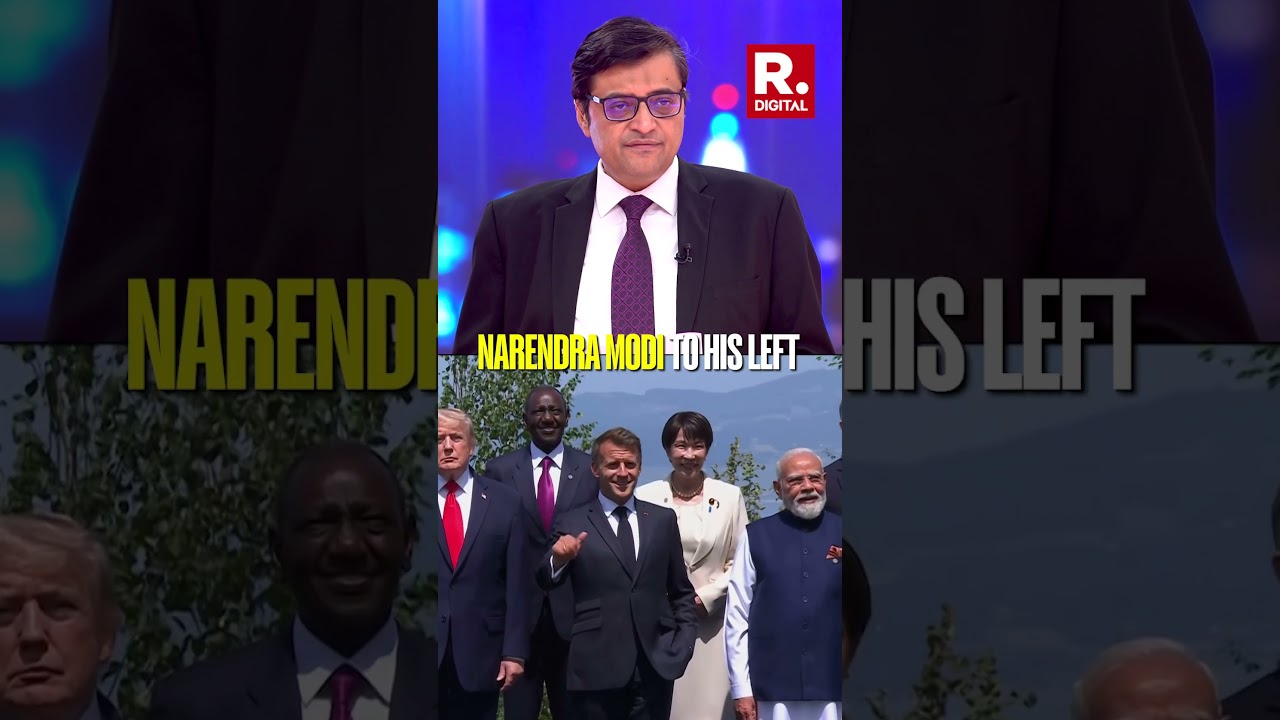 'India Is Right There On Top': Arnab Explains the Global Power Shift in One G7 Picture