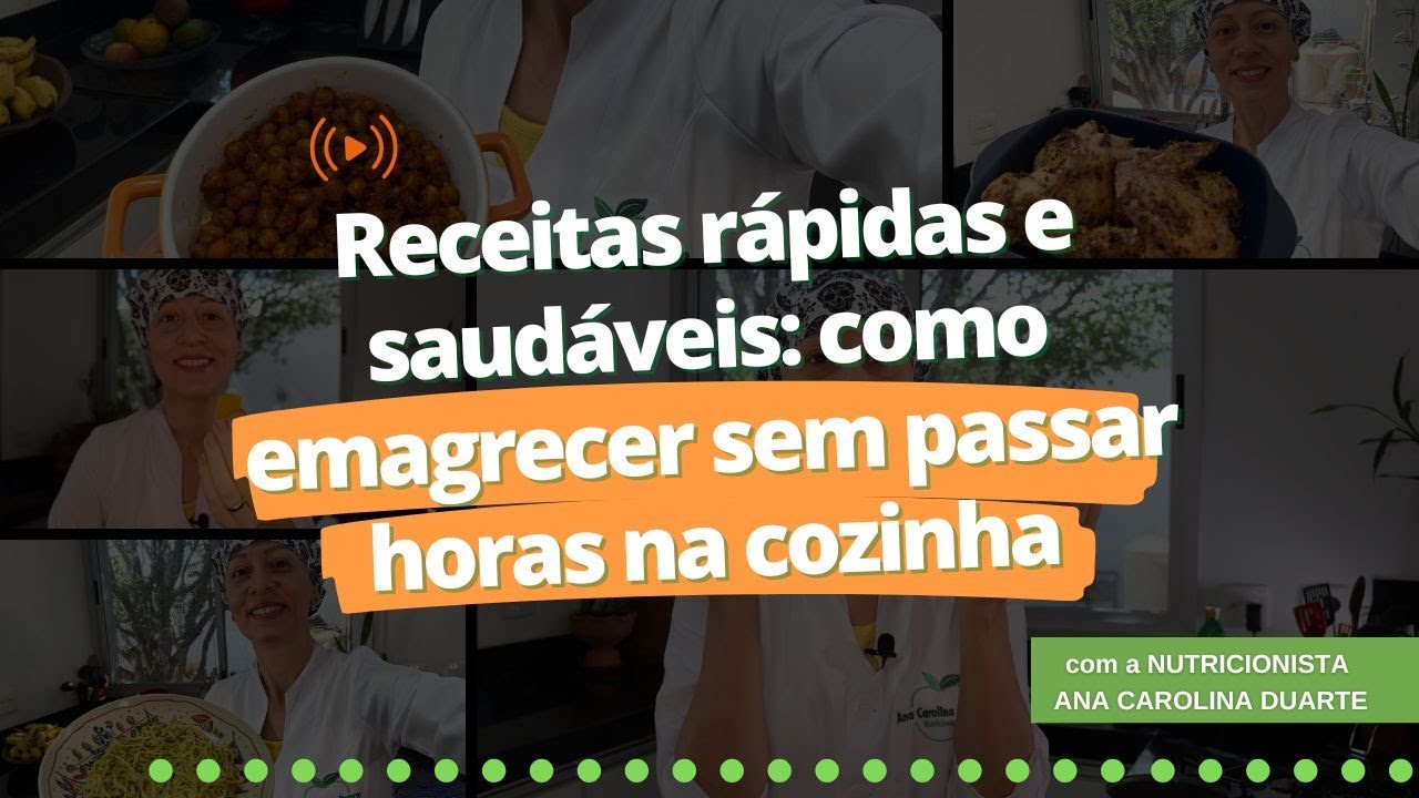 Receitas rápidas e saudáveis: como emagrecer sem passar horas na cozinha