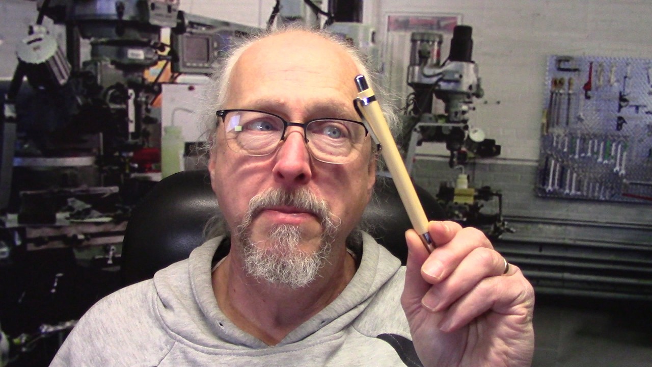 Laser engrave a bamboo pen
