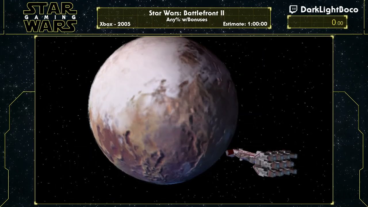 The Opening Crawl - Battlefront II 2005 Any% w／Bonuses by DarkLightBoco