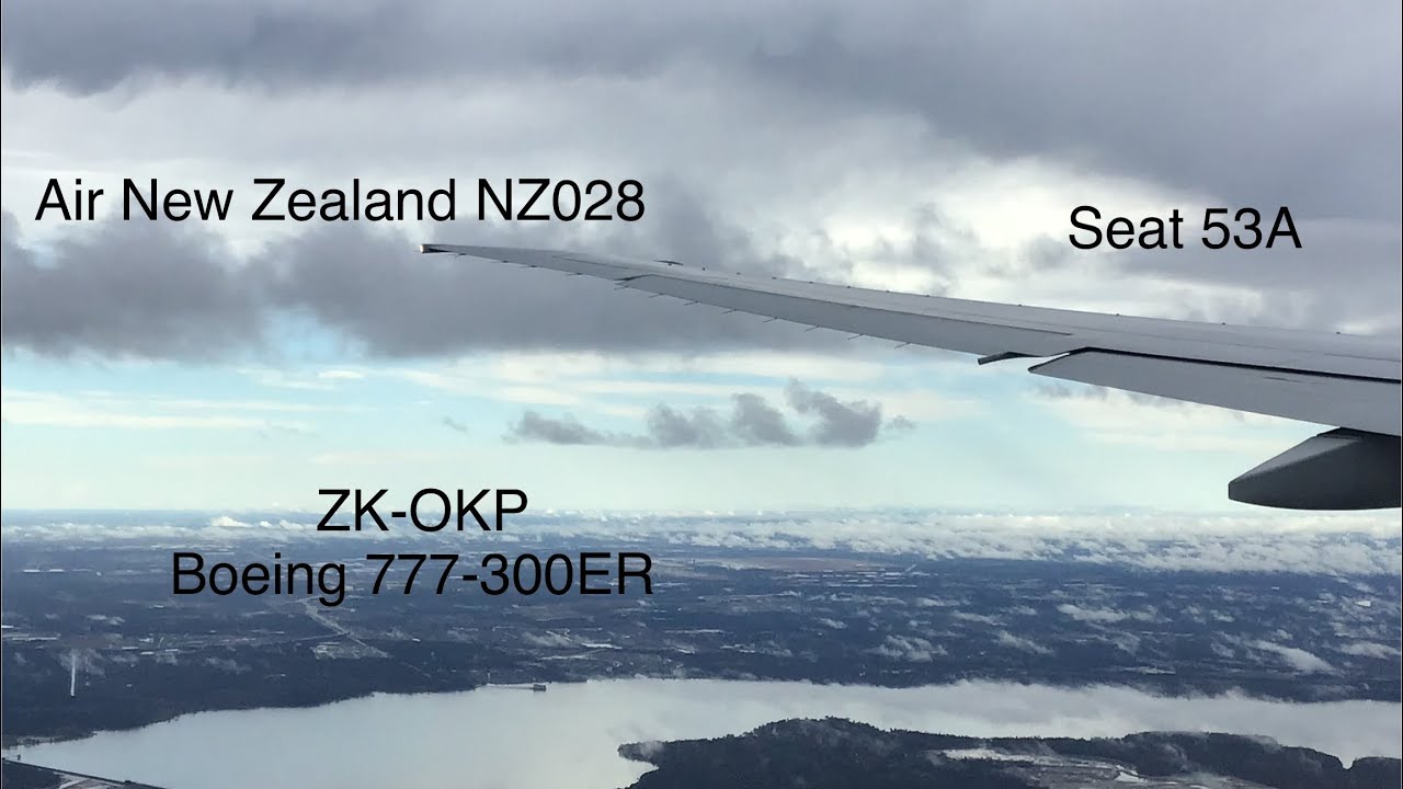 (Read Description) Air New Zealand NZ028 from Auckland to Houston | Boeing 777-300ER
