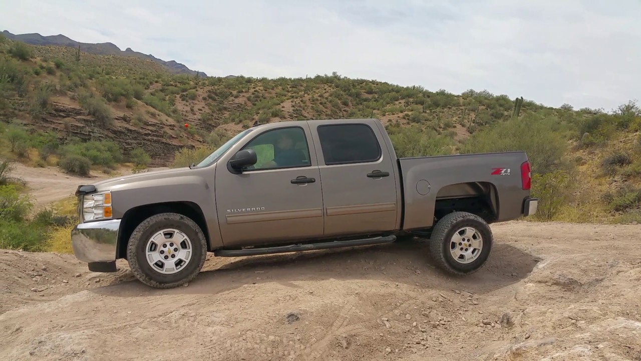 2013 Silverado Z71 4x4 off-road in Arizona