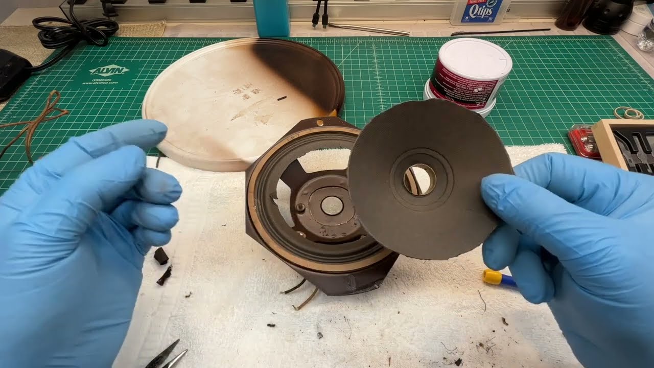 Emerson R156 - Loudspeaker Teardown | Preparation for a new Field Coil | Speaker Cone