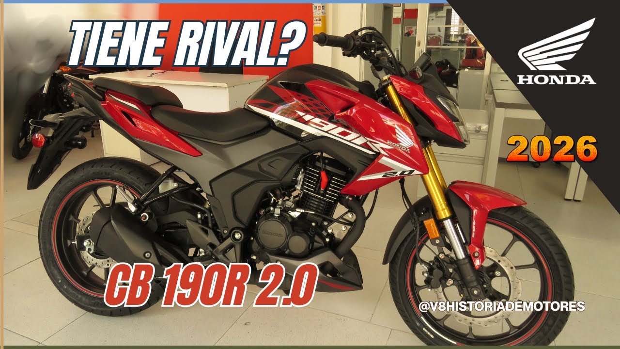 CB 190R 2.0: 2026 HONDA ¿Invencible o ya tiene competencia?
