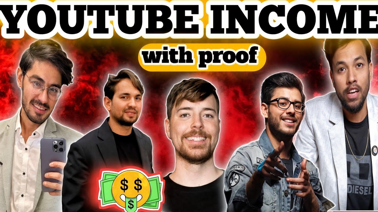 Youtube income 🤑 25 crore+😱 | power of YouTube #youtubevideos #youtubeincome 
