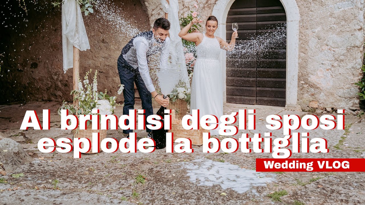 Inviati lavati con lo champagne | Matrimonio a Castel Ivano, in Trentino 🍾👰🏻🤵🏻