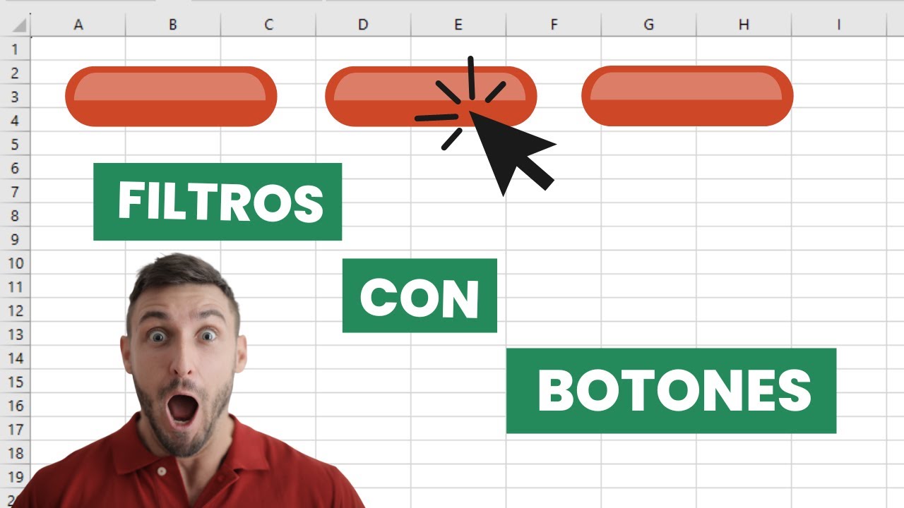 C&oacute;mo FILTRAR con BOTONES en EXCEL  👌