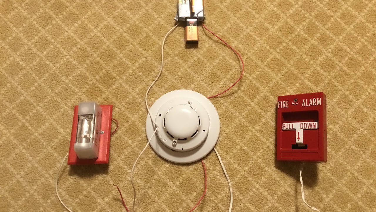 How to wire a smoke detector to a fire alarm without a panel!