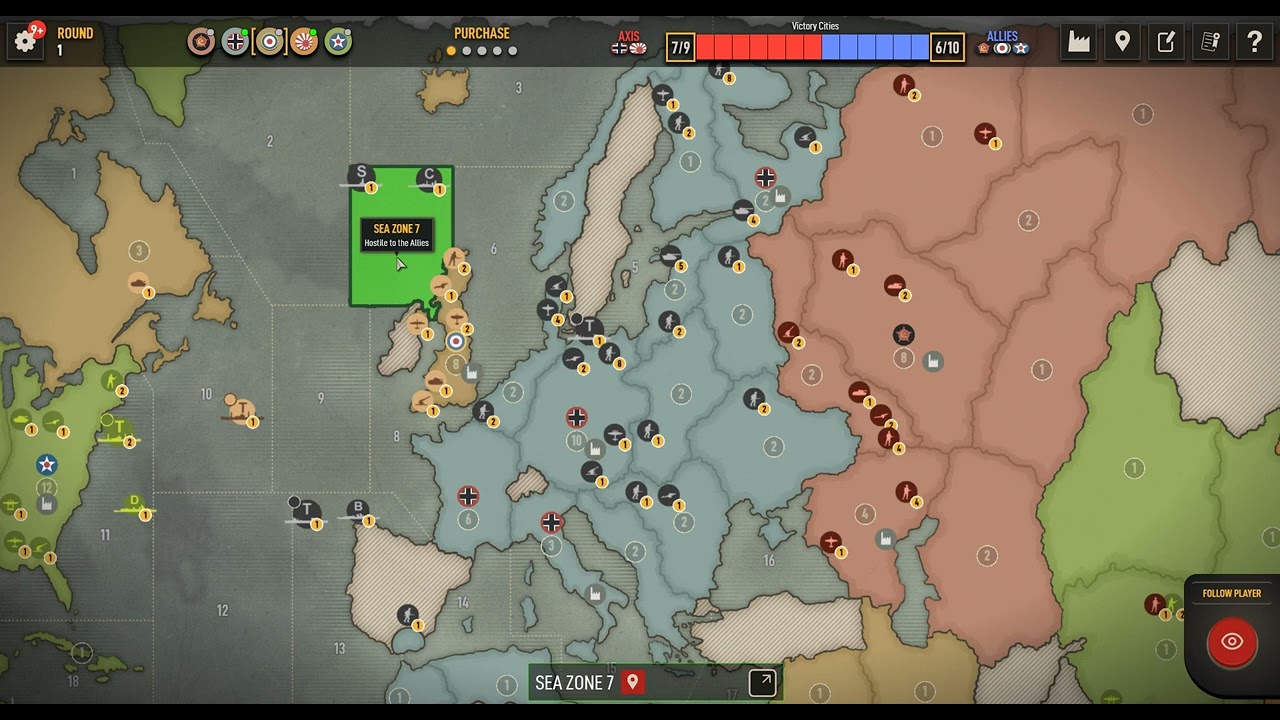 Axis And Allies1942 - Tip #7 - The G1 Kriegsmarine move