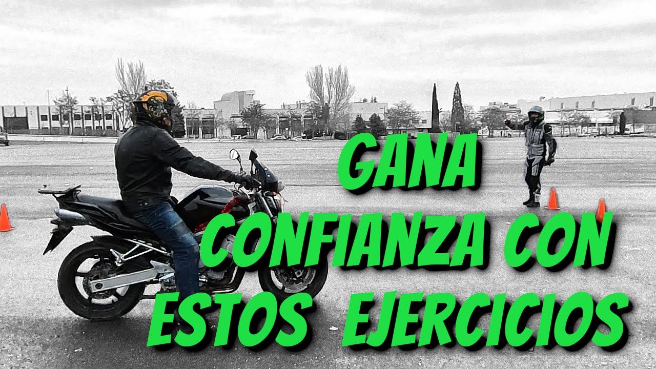 Mejora tu confianza en la moto con estos ejercicios.