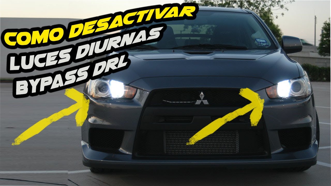 Como desactivar luces diurnas lancer -bypass drl