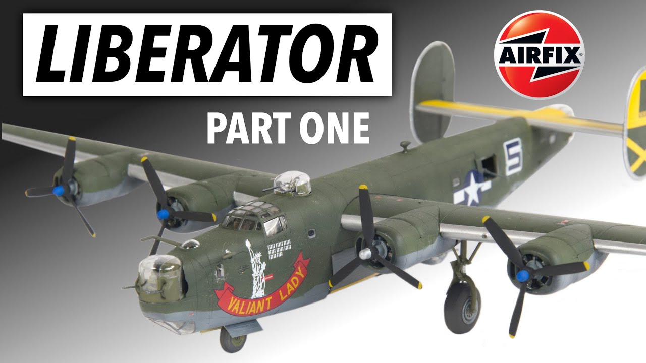 НОВИНКА 2024 ГОДА! AIRFIX B-24 LIBERATOR — сборка, часть первая