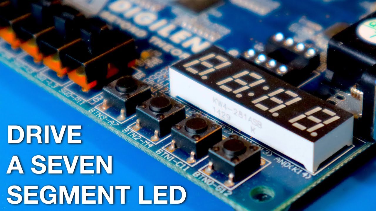 Seven Segment Verilog counter on the Basys2 board!