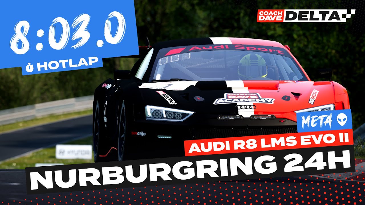 ACC Onboard Lap: Audi R8 LMS GT3 EVO II at Nurburgring 24H CDA M V2
