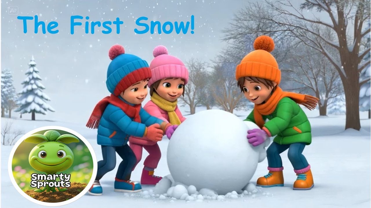 The Wonder of the First Snow | Winter Nursery Rhyme for Kids