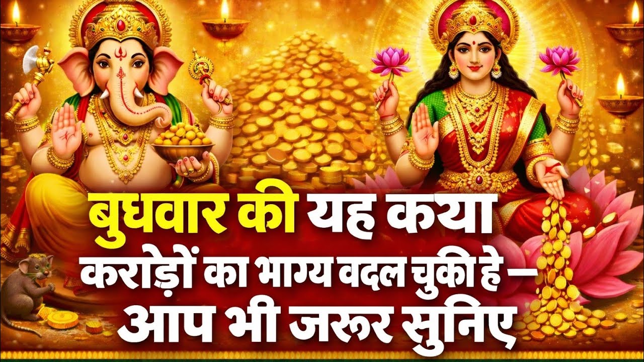बुधवार की यह कथा करोड़ों का भाग्य बदल चुकी है — आप भी जरूर सुनिए | बुधवार व्रत कथा। Vrat Katha