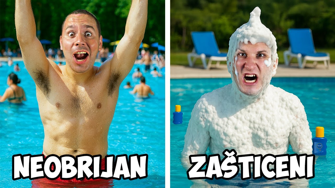 VRSTE LJUDI NA BAZENU!