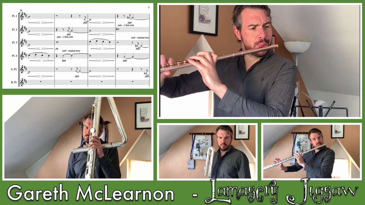Gareth McLearnon - Lamasery Jigsaw for Flute Ensemble