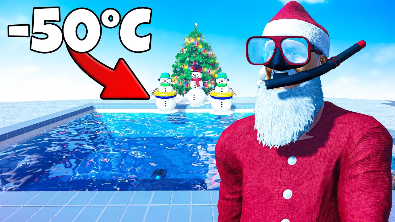 ❄️ OTWORZYŁEM BASEN PODCZAS ŚWIĄT?! | Waterpark Simulator  |