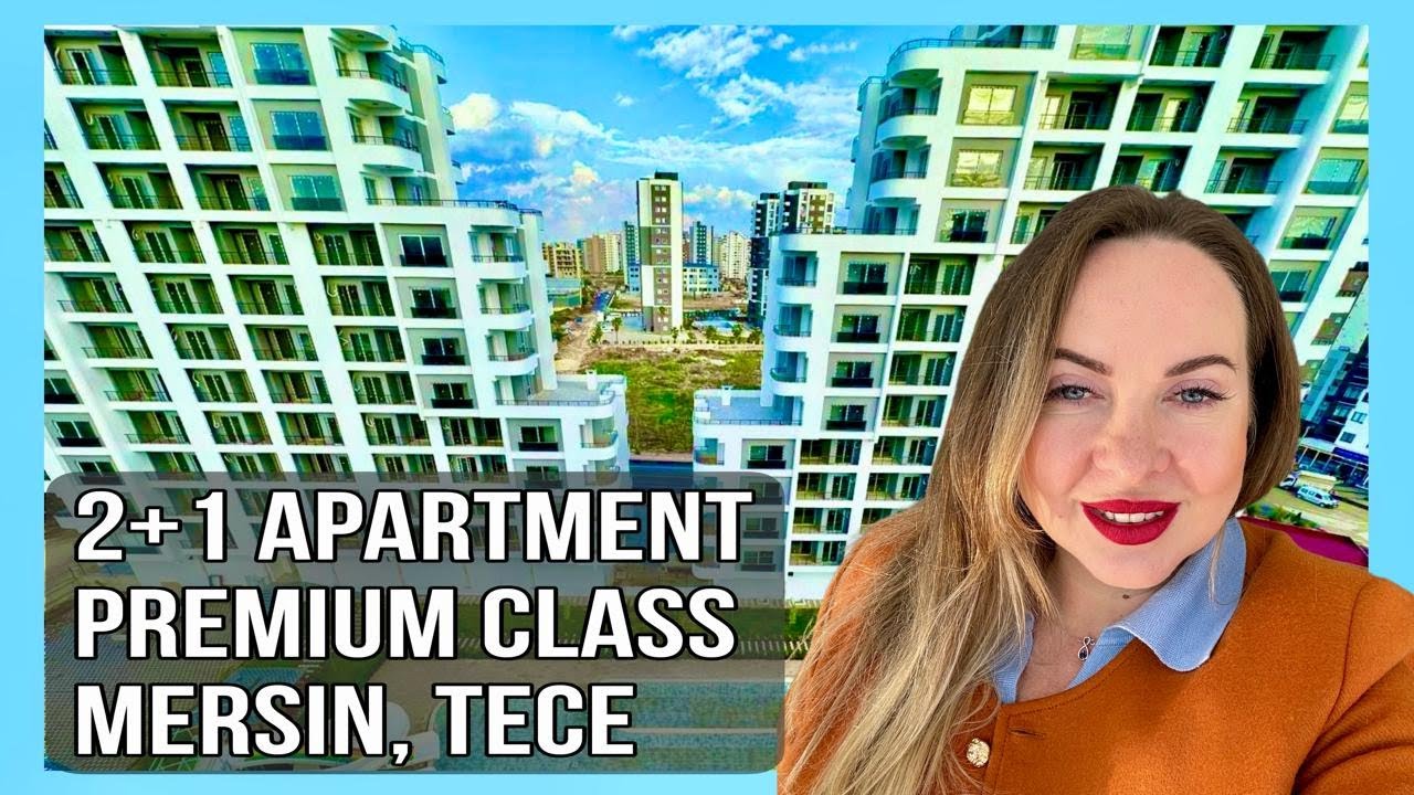 2+1 apartment in a new premium complex in Mersin, Tece for 83,000€