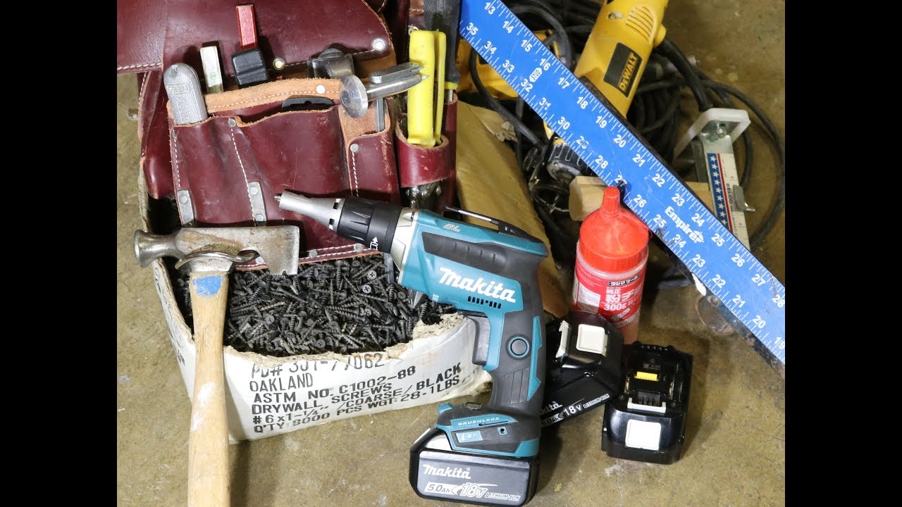 Tool Tuesday Makita XSF03 18 Volt Brushless Drywall Screwgun