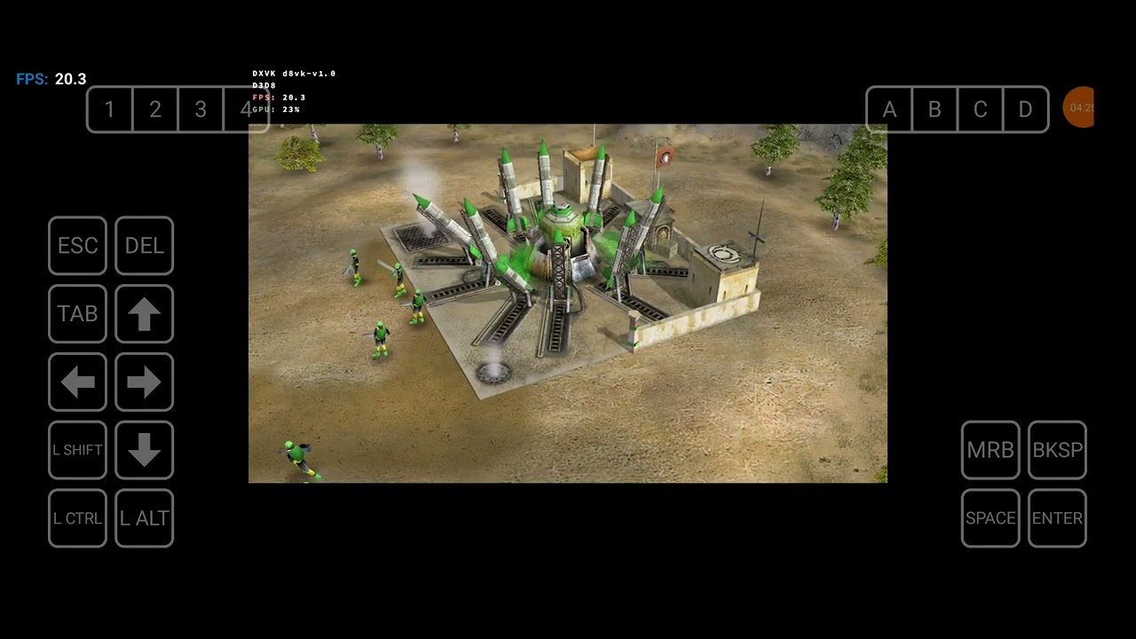 The legendary C&C GENERALS ON WINLATOR 7.1.1 glibc amodfix.