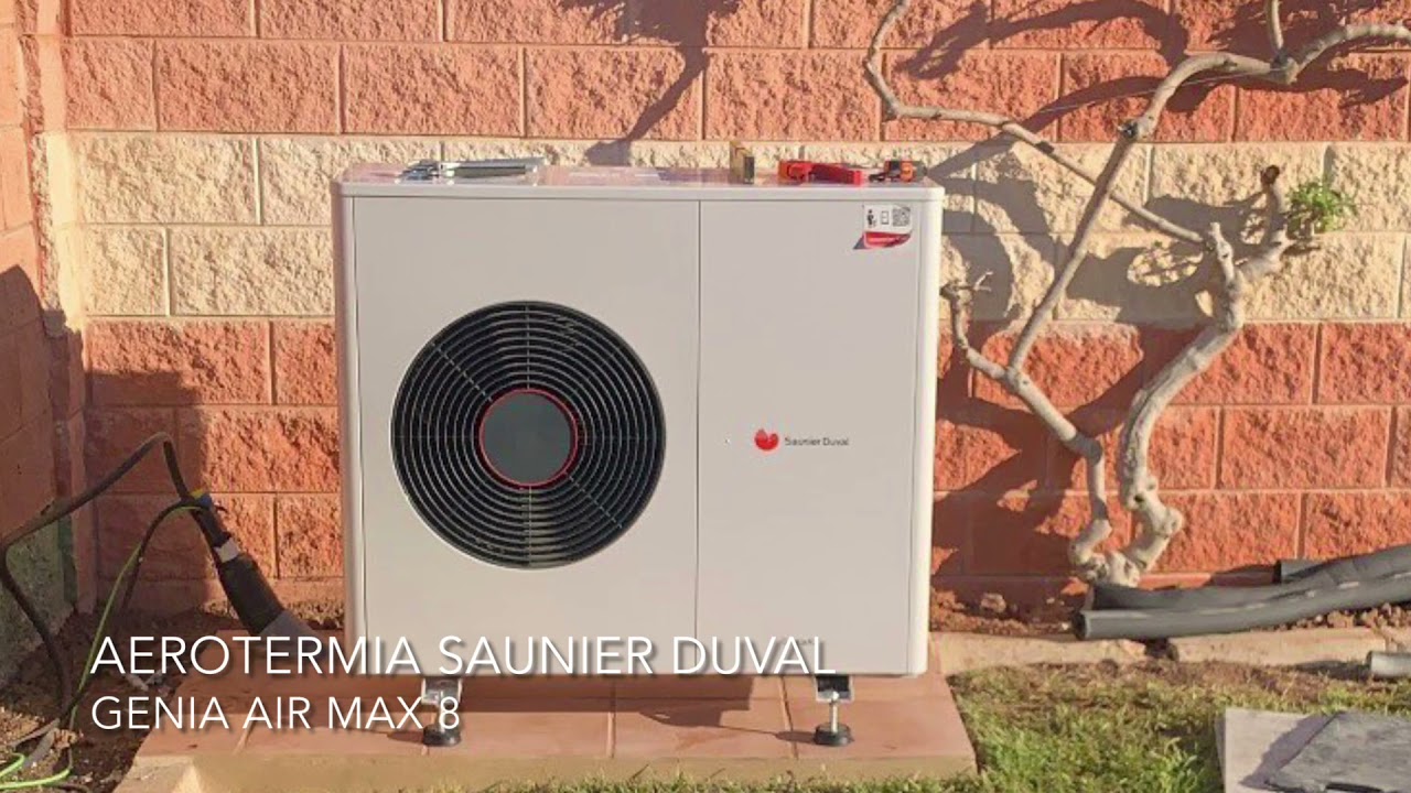 Aerotermia Genia Air Max de Saunier Duval - TECLIVAL e Instalaciones NAVARRO Hermanos