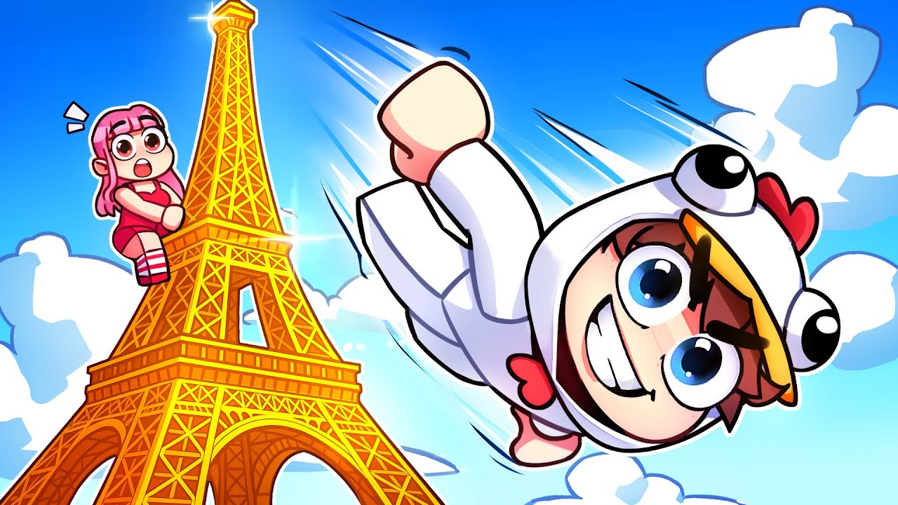 Monter et Sauter des Tours avec mes AMIS sur Roblox !