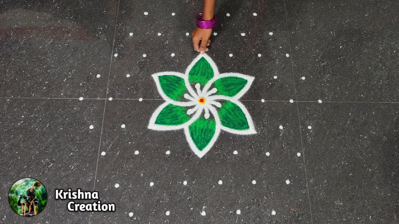 Karthigai madham special padi kolam | 9*5 Simple padi kolam | padi kolam muggulu | beautiful Rangoli