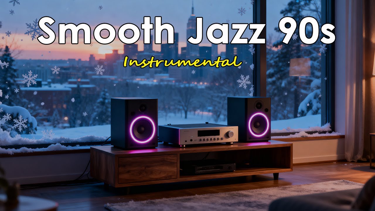 90s Smooth Jazz Winter - Chill Mix for Work, Study & Relaxation Instrumental