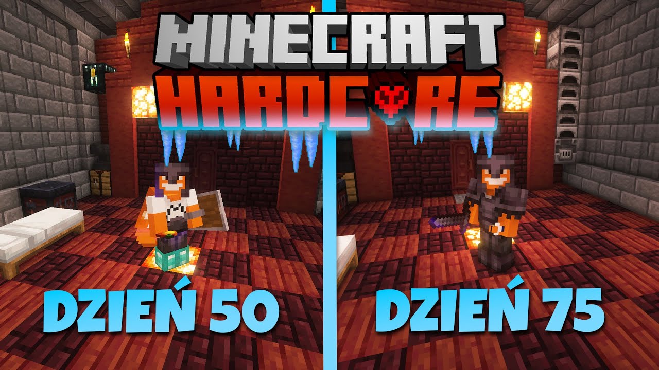 Przeżyłem 75 DNI na świecie ICE SPIKES w Minecraft HARDCORE