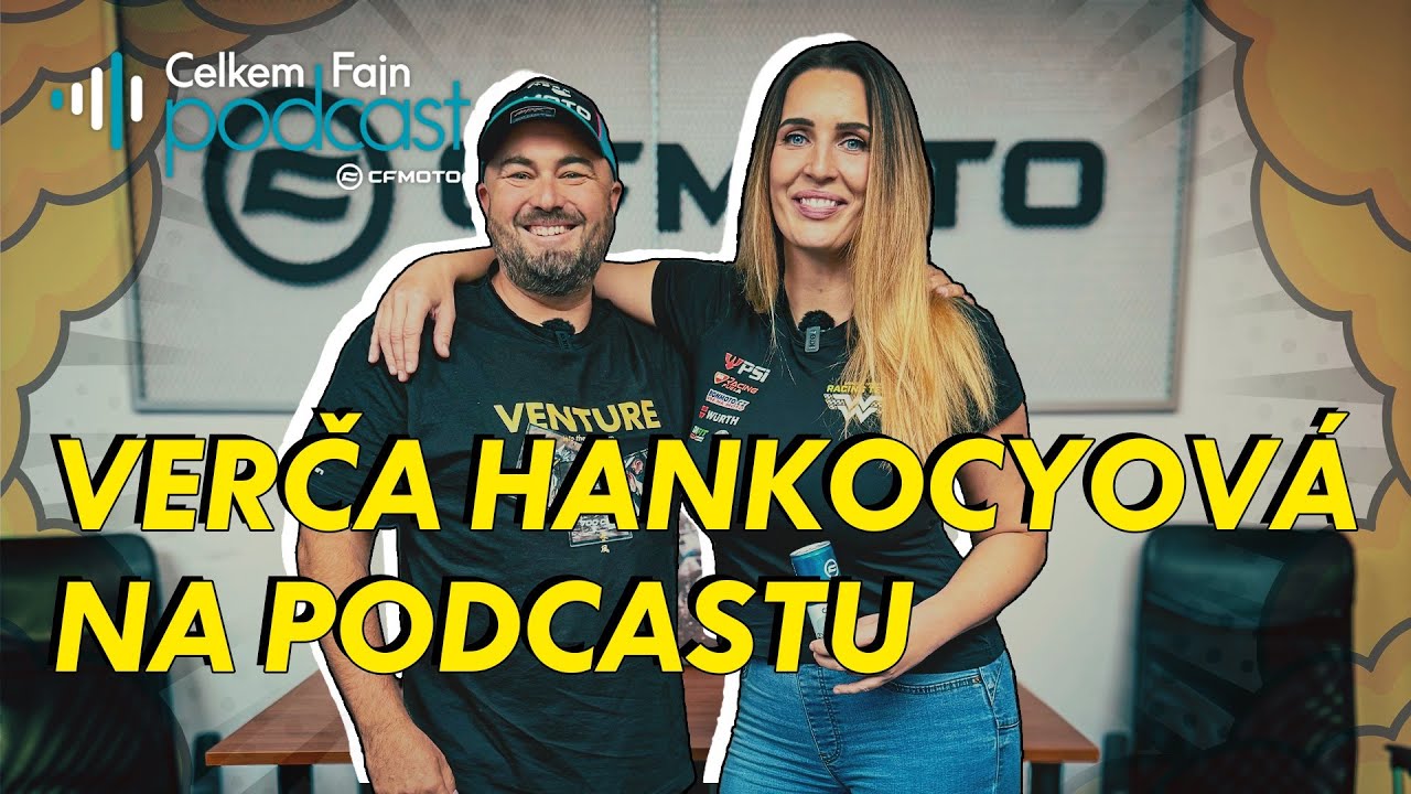 CFMOTO 🎙 Podcast | Verča Hankocyová - nejlepší česká Roadracing závodnice v Celkem Fajn 🎙️ Podcastu.