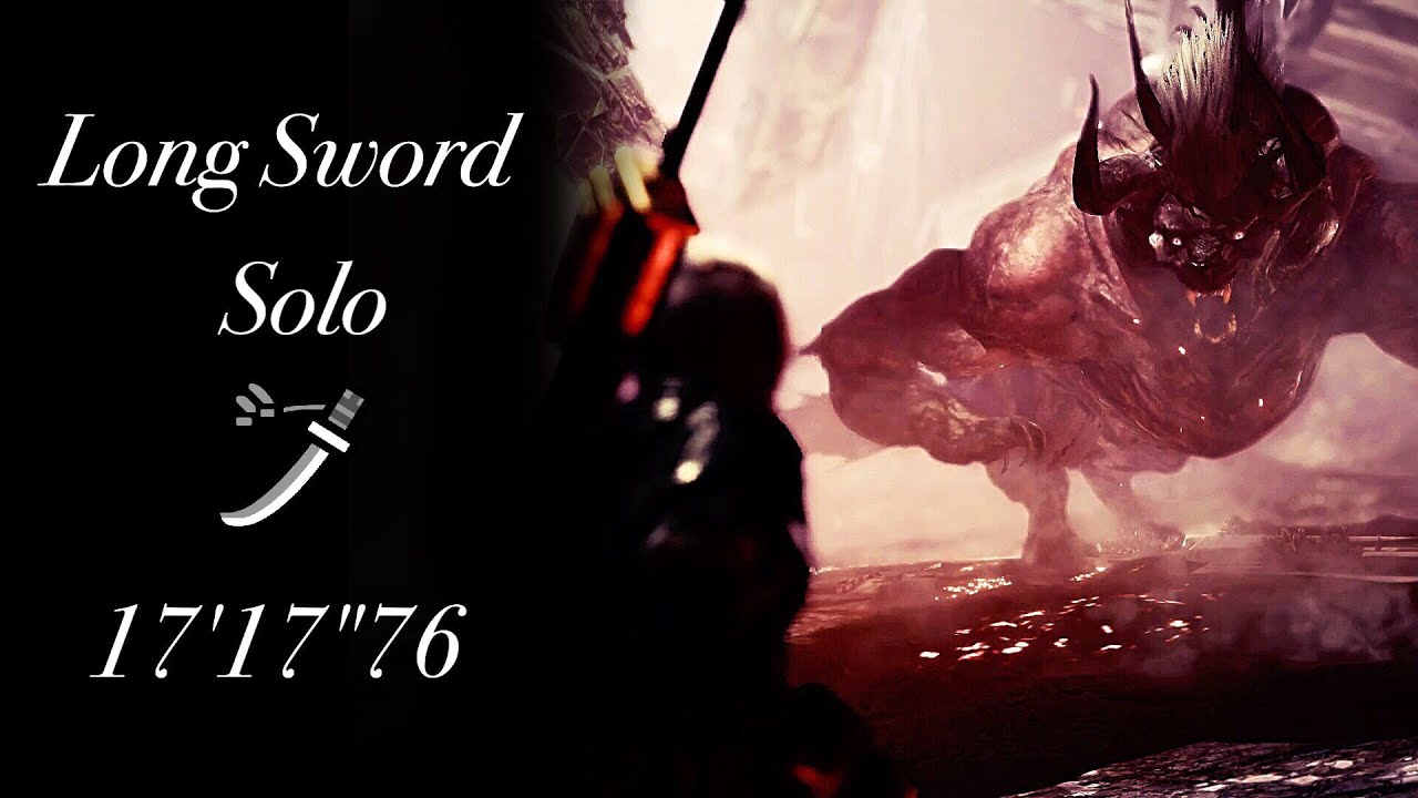 【MHW】極ベヒーモス討滅戦 太刀 ソロ 17'17