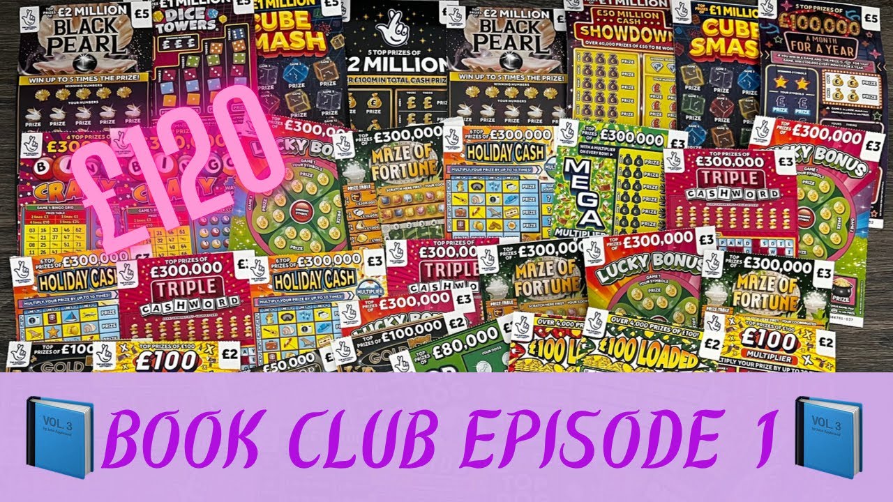 🥳 £120 BOOK CLUB WEDNESDAY 🥳 EPISODE 1 🥳 SCRATCH CARDS FROM THE NATIONAL LOTTERY