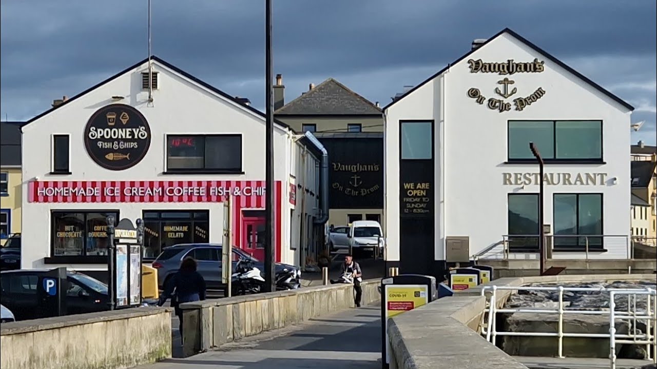 Lahinch Town Car Journey Beach Co. Clare Ireland Travel Vlog 2022