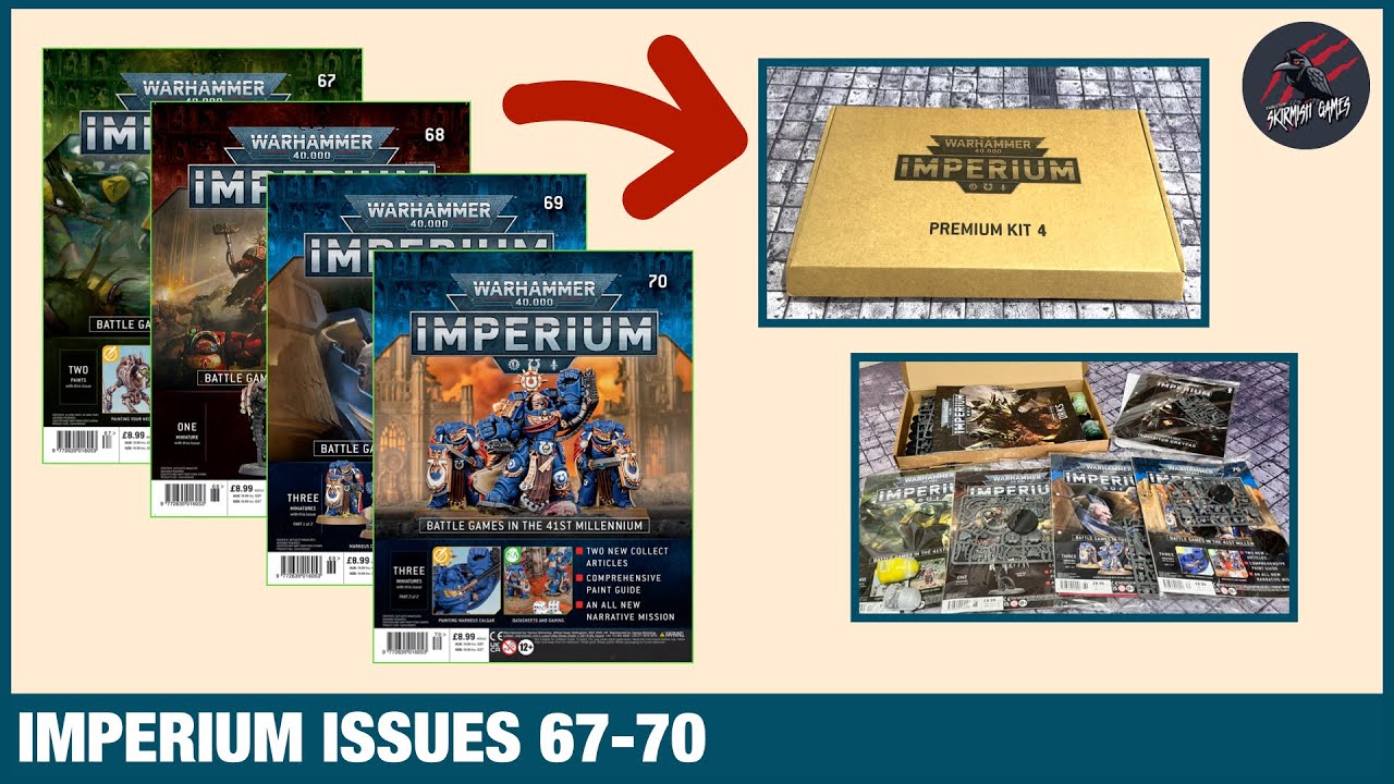 IMPERIUM MAGAZINE 67, 68, 69 & 70 PLUS Premium Kit 4 and A Special Surprise Miniature!