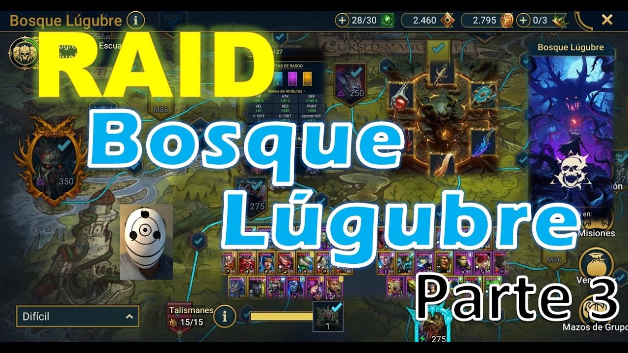 Raid Shadow legends Bosque Lugubre Parte 3