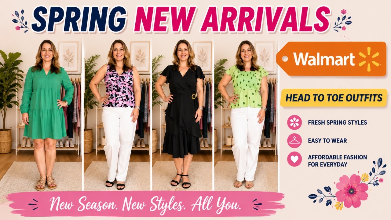 HEAD TO TOE WALMART SPRING 2023 NEW ARRIVALS TRY ON HAUL |  | FASHION OVER 40 | SPRING 2023 TRENDS