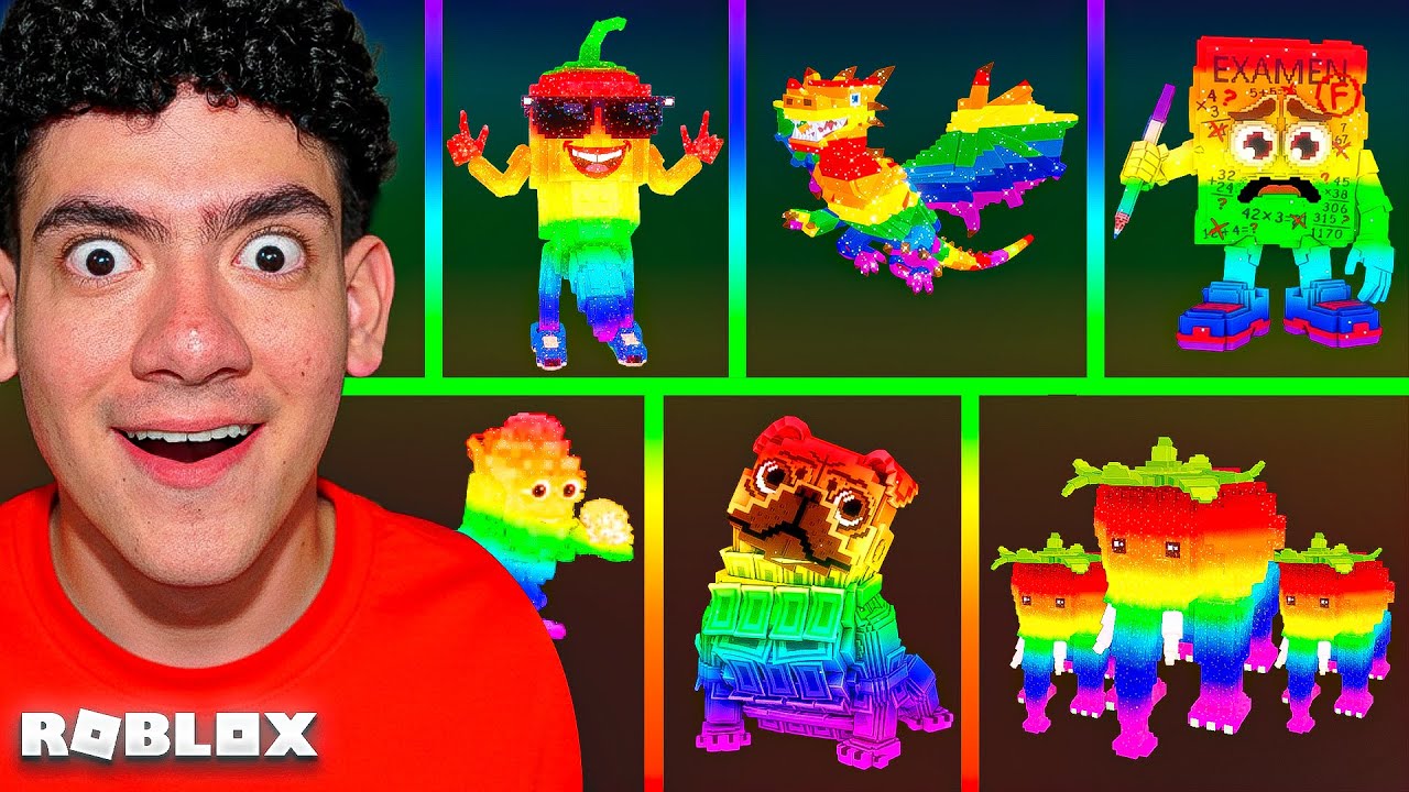 🌈 SOLO PUEDO ROBAR BRAINROTS ARCOIRIS EN STEAL A BRAINROT 🌈 - Donato Roblox