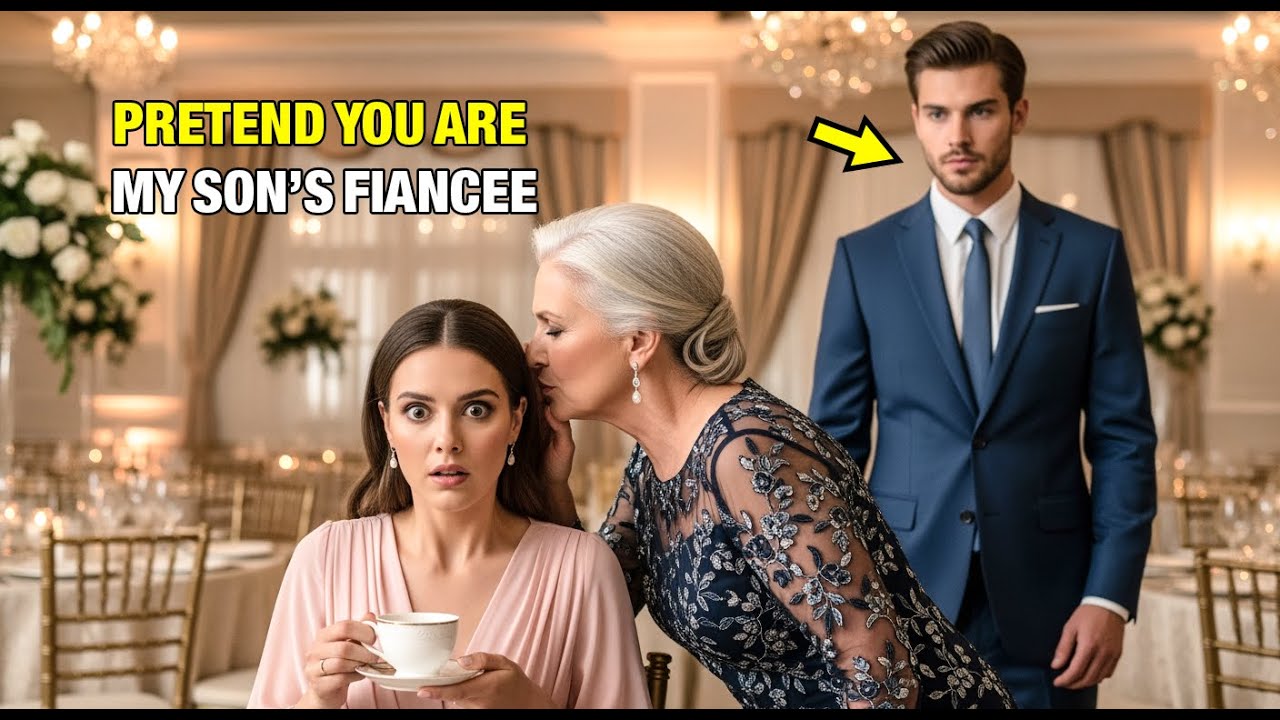 She Was Having Tea Alone—until The CEO's Mother Whispered: Pretend You’re My Son’s Fiancée