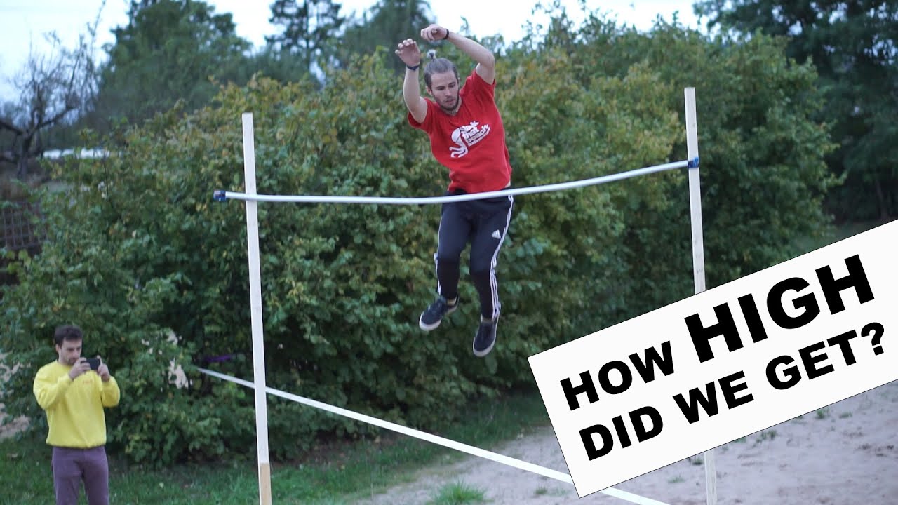 We set the Slackline High Jump World Record