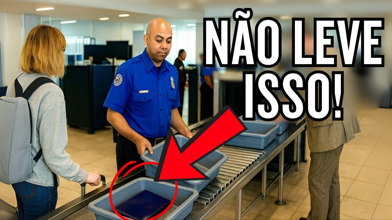 O TRUQUE SECRETO que a segurança do AEROPORTO não quer que você descubra 😱🔒
