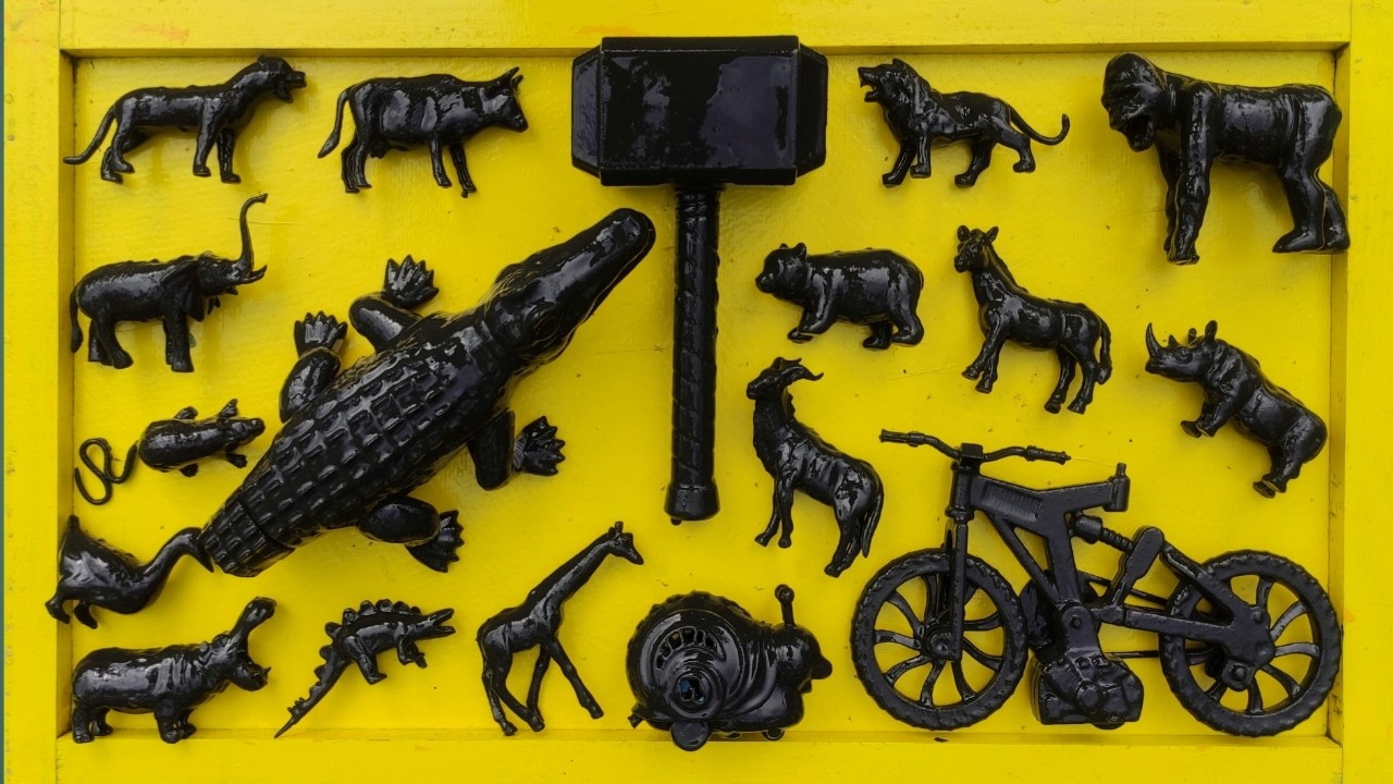 Membersihkan hewan sapi, bebek, angsa, ayam, gajah, simpanse, singa, unta, buaya, kangguru